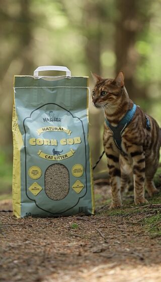 Majstor Majs-Strö Kattsand 10 liter